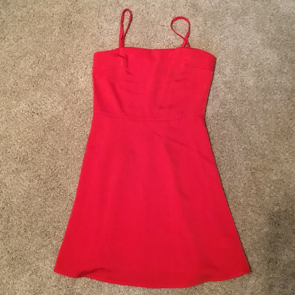 NWOT Red Studio 19 Silky Dress